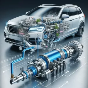 Système d'injection d'AdBlue dans un moteur diesel pour réduire les émissions.