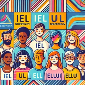 Illustration des néopronoms et leur usage.