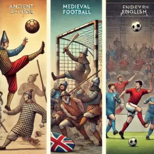 Origine du football : des jeux antiques au sport moderne.