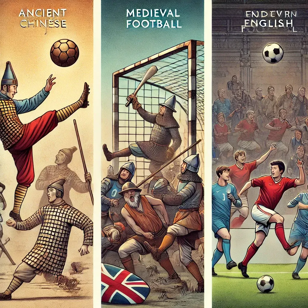 Origine du football : des jeux antiques au sport moderne.