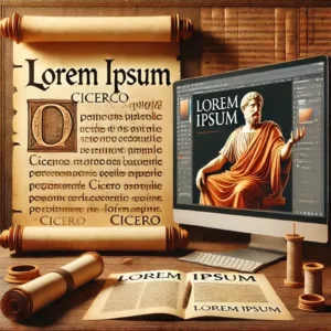 Illustration de l’origine et de l’usage du lorem ipsum