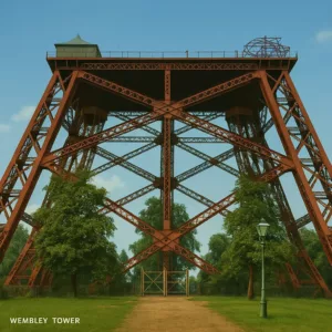 Tour inachevée de Watkin à Wembley au XIXᵉ siècle.